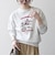 【SHIPS any別注】THE KNiTS:〈洗濯機可能〉ロゴ プリント スウェット 26SS