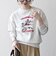 【SHIPS any別注】THE KNiTS:〈洗濯機可能〉ロゴ プリント スウェット 26SS