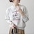 【SHIPS any別注】THE KNiTS:〈洗濯機可能〉ロゴ プリント スウェット 26SS