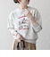 【SHIPS any別注】THE KNiTS:〈洗濯機可能〉ロゴ プリント スウェット 26SS
