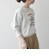 【SHIPS any別注】THE KNiTS:〈洗濯機可能〉ロゴ プリント スウェット 26SS