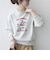 【SHIPS any別注】THE KNiTS:〈洗濯機可能〉ロゴ プリント スウェット 26SS
