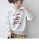 【SHIPS any別注】THE KNiTS:〈洗濯機可能〉ロゴ プリント スウェット 26SS