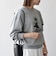 【SHIPS any別注】THE KNiTS:〈洗濯機可能〉ロゴ プリント スウェット 26SS