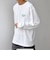 【SHIPS any別注】NYBG: ボタニカル プリント リラックス Tシャツ (ロンT)◇