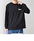 【SHIPS any別注】NYBG: ボタニカル プリント リラックス Tシャツ (ロンT)◇
