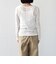 SHIPS Colors:〈手洗い可能〉ストレッチ レース ボートネック トップス◇