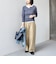 SHIPS Colors:〈手洗い可能〉ストレッチ レース ボートネック トップス◇