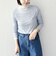 SHIPS Colors:〈手洗い可能〉ストレッチ レース ボートネック トップス◇