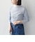 SHIPS Colors:〈手洗い可能〉ストレッチ レース ボートネック トップス◇