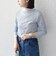 SHIPS Colors:〈手洗い可能〉ストレッチ レース ボートネック トップス◇