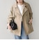 【WEB限定】キルティングライナー ショート トレンチ◇