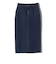 SHIPS Primary Navy Label:ワンウォッシュ 5ポケット デニム スカート