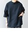 【SHIPS any別注】Champion: ロゴ刺繍 ドルマン キャンプポケット Tシャツ◇