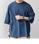 【SHIPS any別注】Champion: ロゴ刺繍 ドルマン キャンプポケット Tシャツ◇