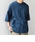 【SHIPS any別注】Champion: ロゴ刺繍 ドルマン キャンプポケット Tシャツ◇