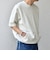 【SHIPS any別注】Champion: ロゴ刺繍 スピンドル スウェット Tシャツ 26SS◇