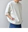 【SHIPS any別注】Champion: ロゴ刺繍 スピンドル スウェット Tシャツ 26SS◇