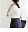 quaranciel:〈洗濯機可能〉テレコ リブ クルー ヘンリー 2way ハーフスリーブ TEE