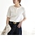 quaranciel:〈洗濯機可能〉テレコ リブ クルー ヘンリー 2way ハーフスリーブ TEE