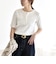 quaranciel:〈洗濯機可能〉テレコ リブ クルー ヘンリー 2way ハーフスリーブ TEE