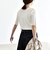 quaranciel:〈洗濯機可能〉テレコ リブ クルー ヘンリー 2way ハーフスリーブ TEE