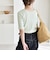 quaranciel:〈洗濯機可能〉テレコ リブ クルー ヘンリー 2way ハーフスリーブ TEE