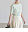 quaranciel:〈洗濯機可能〉テレコ リブ クルー ヘンリー 2way ハーフスリーブ TEE