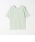 quaranciel:〈洗濯機可能〉テレコ リブ クルー ヘンリー 2way ハーフスリーブ TEE