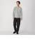 【WEB限定】SHIPS: 防シワ・吸水速乾 Drymix(R) モックネック ロングスリーブ Tシャツ