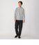 【WEB限定】SHIPS: 防シワ・吸水速乾 Drymix(R) モックネック ロングスリーブ Tシャツ