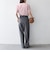 SHIPS any:〈洗濯機可能〉マリンボーダー レースアップ ショートスリーブ TEE