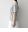 SHIPS any:〈洗濯機可能〉マリンボーダー レースアップ ショートスリーブ TEE