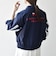 【SHIPS any別注】FILA:〈洗濯機可能〉スタンドカラー ジップ ライン ブルゾン