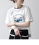 【SHIPS any別注】Collegiate Pacific:〈洗濯機可能〉V ガゼット プリント & 刺繍 Tシャツ