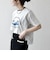 【SHIPS any別注】Collegiate Pacific:〈洗濯機可能〉V ガゼット プリント & 刺繍 Tシャツ
