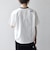 【SHIPS any別注】Collegiate Pacific:〈洗濯機可能〉V ガゼット プリント & 刺繍 Tシャツ