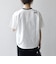 【SHIPS any別注】Collegiate Pacific:〈洗濯機可能〉V ガゼット プリント & 刺繍 Tシャツ