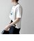 【SHIPS any別注】Collegiate Pacific:〈洗濯機可能〉V ガゼット プリント & 刺繍 Tシャツ