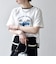【SHIPS any別注】Collegiate Pacific:〈洗濯機可能〉V ガゼット プリント & 刺繍 Tシャツ