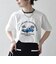 【SHIPS any別注】Collegiate Pacific:〈洗濯機可能〉V ガゼット プリント & 刺繍 Tシャツ