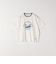 【SHIPS any別注】Collegiate Pacific:〈洗濯機可能〉V ガゼット プリント & 刺繍 Tシャツ