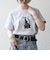 【SHIPS any別注】Collegiate Pacific:〈洗濯機可能〉V ガゼット プリント & 刺繍 Tシャツ