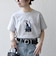 【SHIPS any別注】Collegiate Pacific:〈洗濯機可能〉V ガゼット プリント & 刺繍 Tシャツ