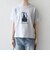 【SHIPS any別注】Collegiate Pacific:〈洗濯機可能〉V ガゼット プリント & 刺繍 Tシャツ