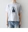 【SHIPS any別注】Collegiate Pacific:〈洗濯機可能〉V ガゼット プリント & 刺繍 Tシャツ