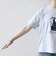 【SHIPS any別注】Collegiate Pacific:〈洗濯機可能〉V ガゼット プリント & 刺繍 Tシャツ