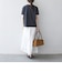 【SHIPS any別注】Collegiate Pacific:〈洗濯機可能〉V ガゼット プリント & 刺繍 Tシャツ