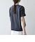【SHIPS any別注】Collegiate Pacific:〈洗濯機可能〉V ガゼット プリント & 刺繍 Tシャツ