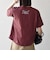 【SHIPS any別注】Collegiate Pacific:〈洗濯機可能〉V ガゼット プリント & 刺繍 Tシャツ
